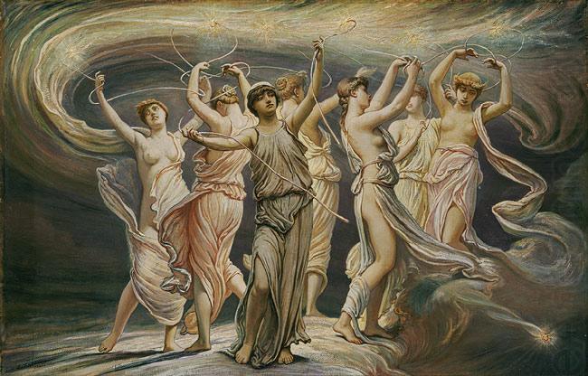 Elihu Vedder The Pleiades china oil painting image
